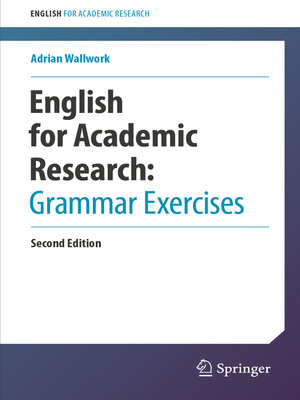 cover image of English for Academic Research